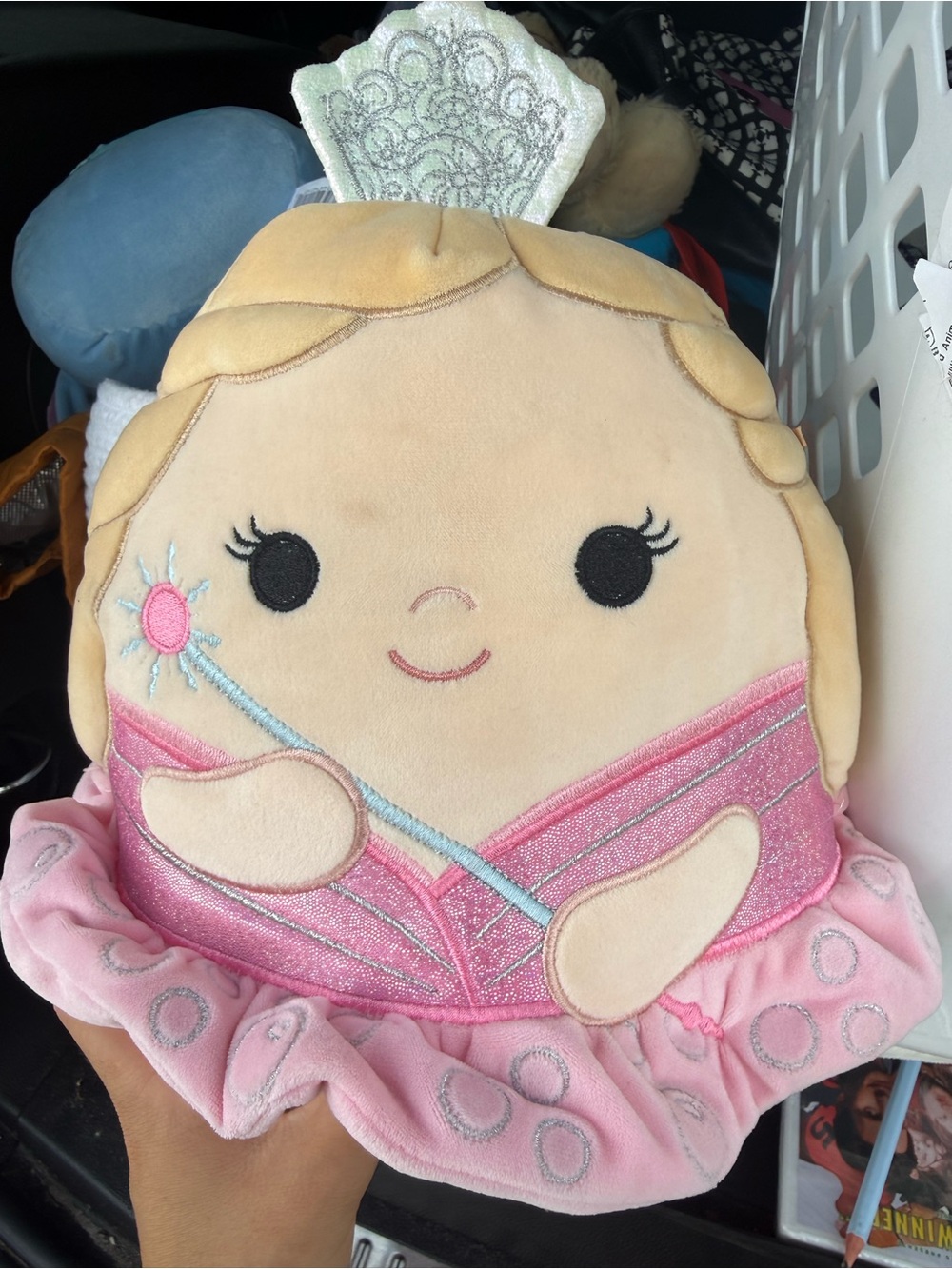 Princess Plush Doll in Light Pink with Tiara - Soft Sparkle Dress